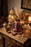 Iran Işi El Yapımı Çok Renkli Günlük Bohem Kilim Küçük Çanta