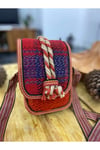 Iran Işi El Yapımı Çok Renkli Günlük Bohem Kilim Küçük Çanta