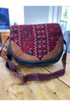 Iran Işi El Yapımı Kilim Desen Taba Renk Günlük Bohem Çanta