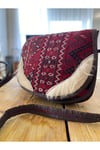 Iran Işi El Yapımı Kilim Dokuma Ekru Bohem Çanta