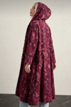 Kadın Keten Kumaştan Dökümlü Uzun Kimono
