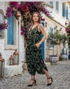 Kadın Mint Naturel Ayarlanabilir Askılı Bohem Tulum