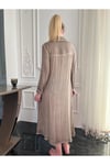 Kadın Organik Pamuk Uzun Gömlek Elbise Kimono