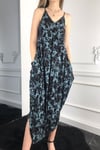 Kadın Petrol Naturel Ayarlanabilir Askılı Bohem Tulum