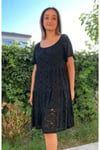 Kadın Siyah Dantelli Elbise