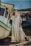 Kadın Siyah Oversize Ipekli Uzun Elbise