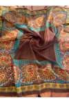 Kahverengi Etnik 110 x 110 cm Pareo Şal Paisley1758091