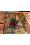 Kahverengi Etnik 110 x 110 cm Pareo Şal Paisley1758091