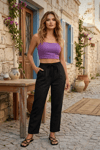 Keten Slimfit Pantolon