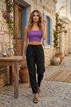 Keten Slimfit Pantolon