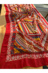 Kırmızı Organik Püsküllü 100 x 180 cm Pareo Şal 1758092