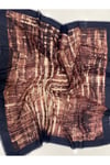 Lacivert Viskon Pamuk Eşarp 100 x 100 cm