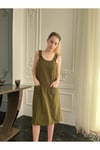 Midi Pamuklu Jile Bohem Anvelop Elbise