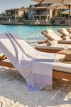 Organik Bambu Lila 90x190 Peştemal