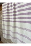 Organik Pamuk Lila 90x190 Hamam Sauna Plaj Peştemali