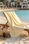 Organik Pamuk Sarı 90x190 Hamam Sauna Plaj Peştemali 90x190