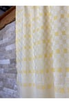 Organik Pamuk Sarı 90x190 Hamam Sauna Plaj Peştemali 90x190