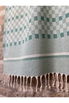 Organik Pamuk Yeşil Hamam Sauna Plaj Peştemali 90x190