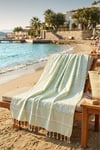 Organik Pamuk Yeşil Hamam Sauna Plaj Peştemali 90x190