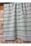 Organik Pamuk Yeşil Hamam Sauna Plaj Peştemali 90x190