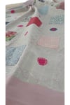 Pembe Işlemeli Naturel Runner