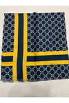 Sarı Monogram Spor Eşarp 100 x 100 cm