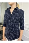 Siyah Slim Fit Pamuk Şık Gömlek