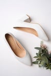 Ernila Shoes Hakiki Deri Alçak Topuklu Kadın Stiletto