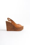 Ernila Shoes Hakiki Deri Dolgu Topuk SaNDALET