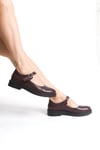 Ernila Shoes Hakiki Deri Kadın Baretli Loafer Ayakkabı