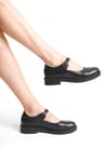 Ernila Shoes Hakiki Deri Kadın Baretli Loafer Ayakkabı