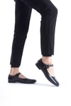 Ernila Shoes Hakiki Deri Kadın Baretli Loafer Ayakkabı