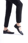 Ernila Shoes Hakiki Deri Kadın Baretli Loafer Ayakkabı