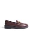 Ernila Shoes Hakiki Deri Kadın Tokalı Loafer Ayakkabı