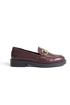 Ernila Shoes Hakiki Deri Kadın Tokalı Loafer Ayakkabı