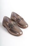 Ernila Shoes Hakiki Deri Kadın Tokalı Babet