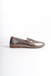 Ernila Shoes Hakiki Deri Kadın Tokalı Babet