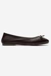 HAKİKİ DERİ BORDO KADIN BABET