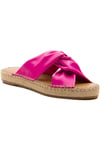 Kadın Fucıa Hakiki Deri Espadril Terlik