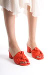SHOES HAKİKİ DERİ FİYONKLU TOPUKLU TERLİK