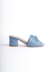 SHOES HAKİKİ DERİ FİYONKLU TOPUKLU TERLİK