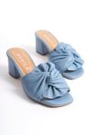 SHOES HAKİKİ DERİ FİYONKLU TOPUKLU TERLİK