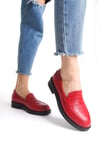 SHOES HAKİKİ DERİ KADIN LOAFER AYAKKABI