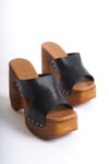 SHOES HAKİKİ DERİ KADIN TAKUNYA TERLİK