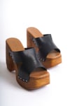 SHOES HAKİKİ DERİ KADIN TAKUNYA TERLİK