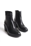 SHOES HAKİKİ DERİ KADIN ZIMBALI BOT