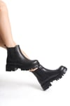 SHOES HAKİKİ DERİ LASTİKLİ KADIN BOT