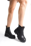 SHOES HAKİKİ DERİ LASTİKLİ KADIN BOT