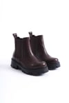 SHOES HAKİKİ DERİ LASTİKLİ KADIN BOT