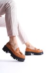 SHOES HAKİKİ DERİ PÜSKÜLLÜ LOAFER AYAKKABI